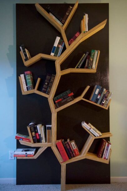 100+ DIY Bookshelf Plans and Ideas For Every Space, Style and Budget ...