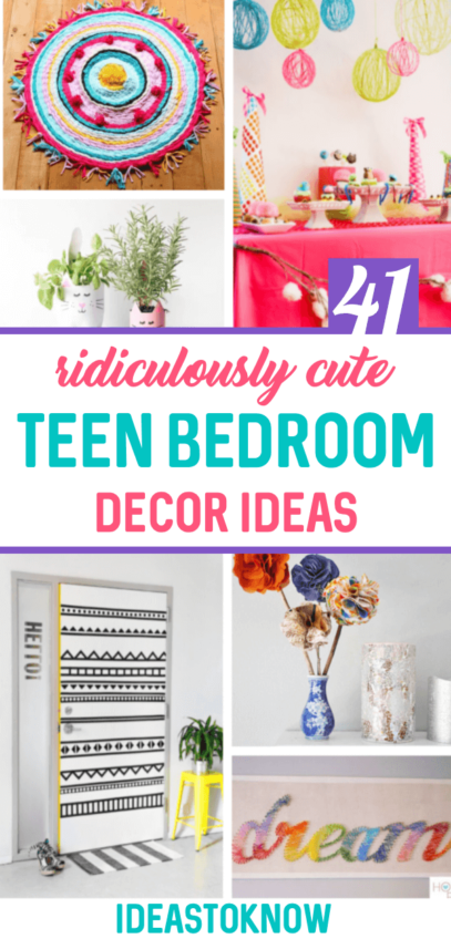 41 Insanely Cute Teen Bedroom Decor Ideas | IdeasToKnow