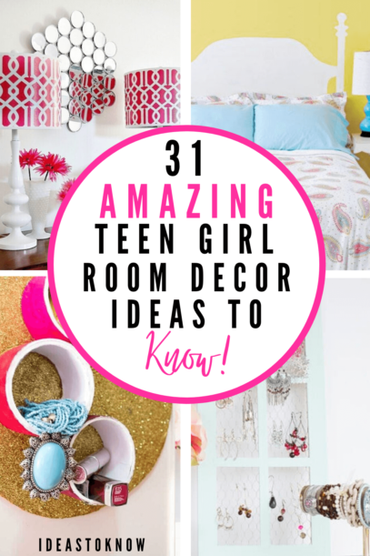 31 Teen Room Decor Ideas for Girls | IdeasToKnow