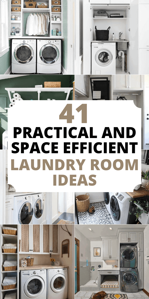 41 Clever Laundry Room Ideas That Are Practical and Space-Efficient
