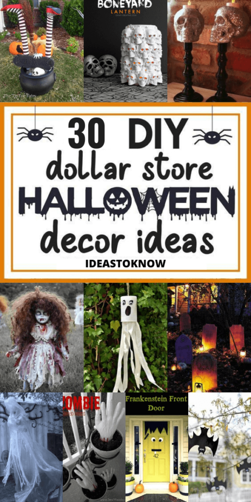 31 Dollar Store Halloween Decoration Ideas | IdeasToKnow