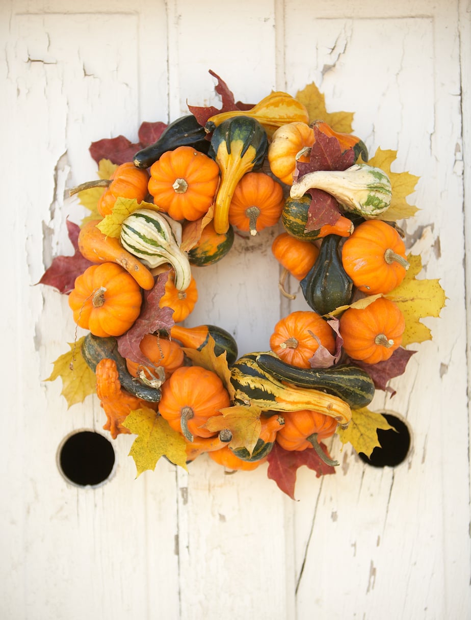 Осенняя композиция из овощей и фруктов